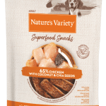 Nature's Variety Super Food Snacks skanėstai šunims 85g (vištiena)