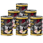 ALPHA SPIRIT konservai su vištiena, triušiena ir bananais