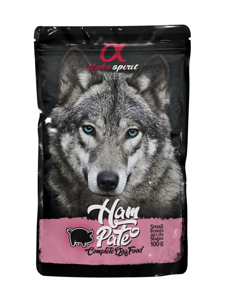 ALPHA SPIRIT paštetas šunims su kumpiu 300g