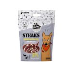Mr. Bandit Steaks skanėstai šunims su ėriena ir antiena 500g