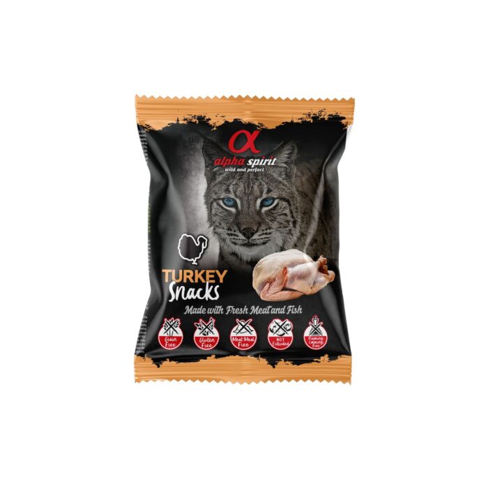 ALPHA SPIRIT skanėstai katėms su kalakutiena 50g