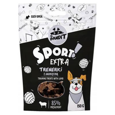 Mr. Bandit SPORT EXTRA skanėstai šunims su ėriena 150g