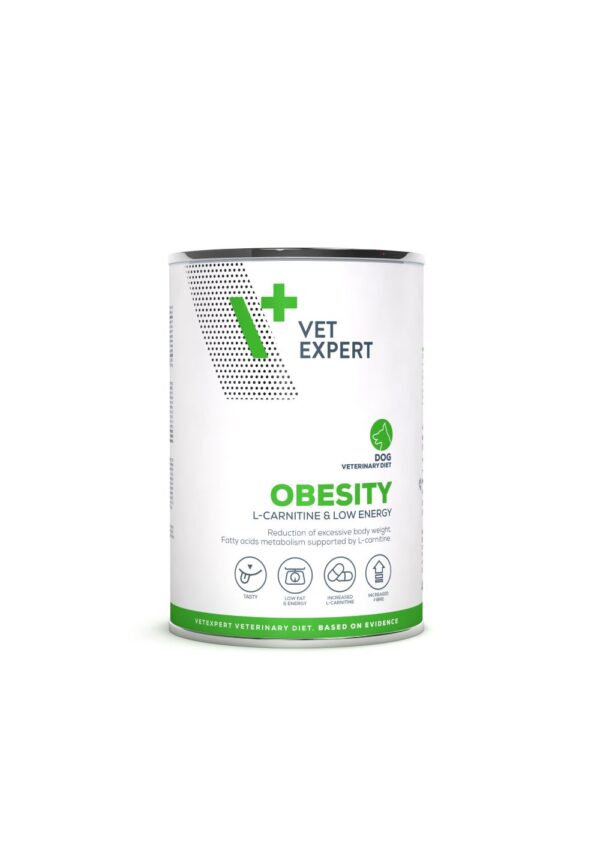 VetExpert 4T Vet. Diet Obesity konservai šunims svorio kontrolei 400g