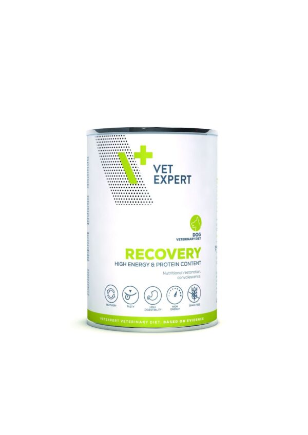 VetExpert 4T Vet. Diet Recovery atstatomieji konservai šunims 400g