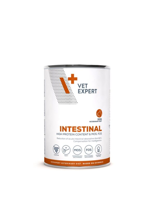 VetExpert 4T Vet. Diet Intestinal konservai šunims jautriam virškinimui 400g