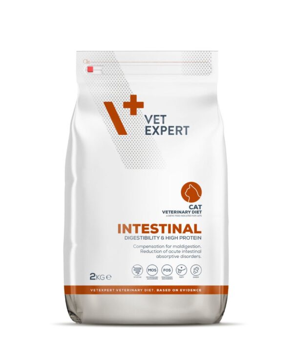 VetExpert 4T Vet. Diet Intestinal katėms esant jautriam virškinimui 2kg