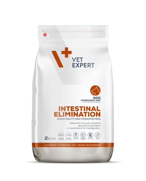 VetExpert 4T Vet. Diet Intestinal Elimination šunims esant jautriam virškinimui