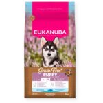 Eukanuba Grain Free sausas maistas didelių veislių šuniukams su žuvimi 12kg