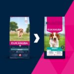 Eukanuba Base sausas maistas mažų ir vidutinių veislių šunims su lašiša ir miežiais