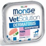 Monge VetSolution Cat Dermatosis dietiniai konservai katėms 7x100g