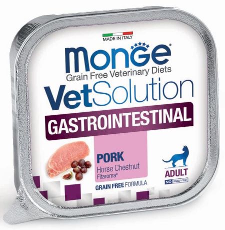 Monge VetSolution Cat Gastrointestinal dietiniai konservai katėms turinčioms virškinimo sutrikimų 7x100g