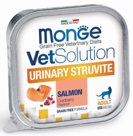 Monge VetSolution Cat Urinary Struvite dietiniai konservai katėms 7x100g