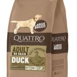 QUATTRO Adult Large Breed with Duck didelių veislių šunims su antiena