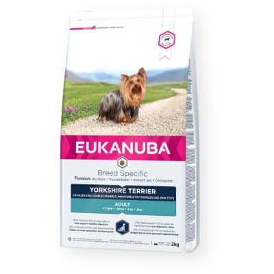 Eukanuba Breed Specific sausas maistas Jorkšyro terjerams su vištiena 2kg