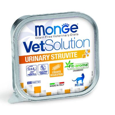 Monge VetSolution Cat Urinary Struvite dietiniai konservai katėms 7x100g