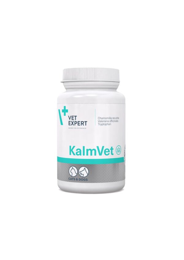 VetExpert Kalmvet šunims ir katėms streso kontrolei 60kaps.