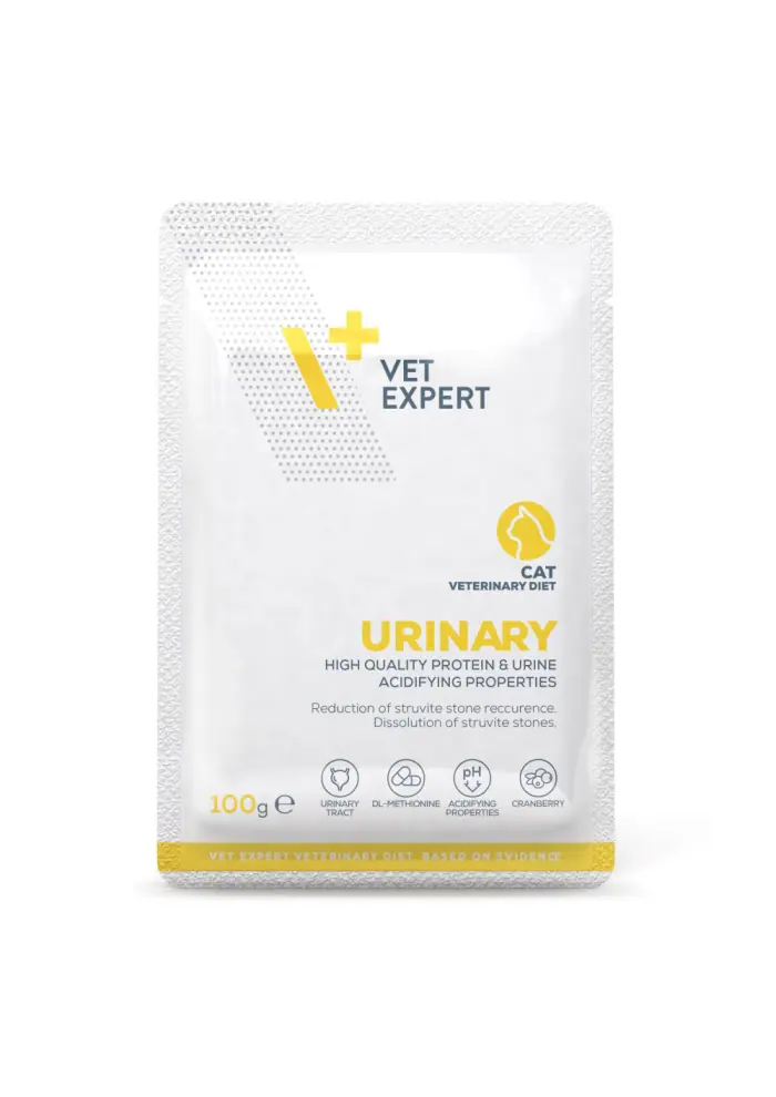 VetExpert 4T Vet. Diet Urinary konservai su vištiena katėms turinčioms šlapimo takų problemų 3x100g