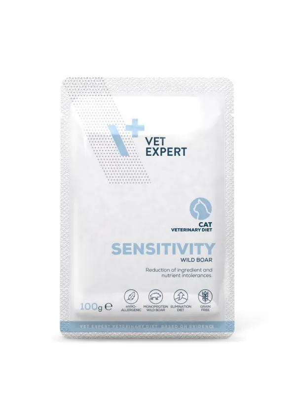 VetExpert 4T Vet. Diet Sensitivity konservai alergiškoms katėms 3x100g