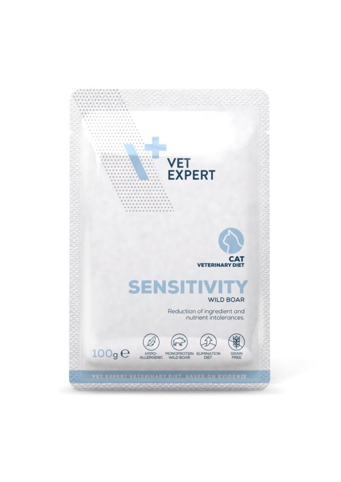 VetExpert 4T Vet. Diet Sensitivity konservai alergiškoms katėms 3x100g