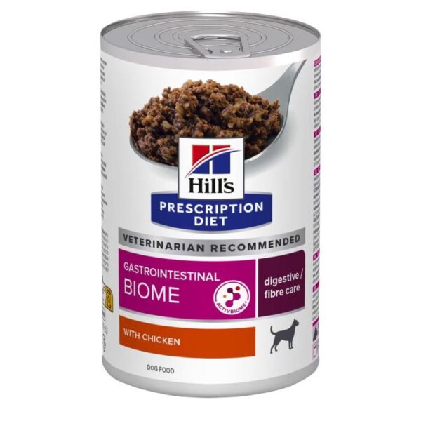 Hill’s Prescription Diet® Canine Gastrointestinal Biome 370g virškinimo sistemai