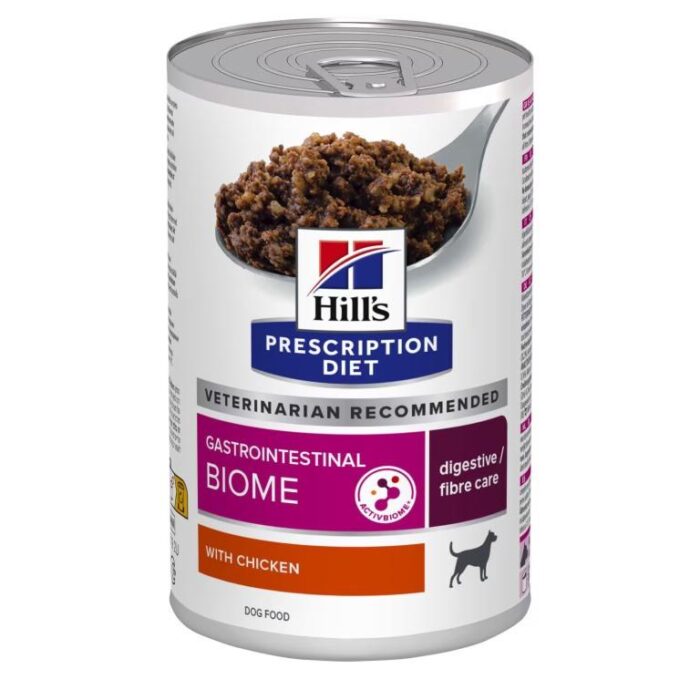 Hill’s Prescription Diet® Canine Gastrointestinal Biome 370g virškinimo sistemai
