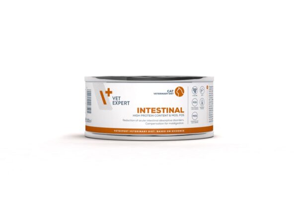 VetExpert 4T Vet. Diet Intestinal konservai su vištiena turinčioms jautrų virškinimą katėms 3x100g
