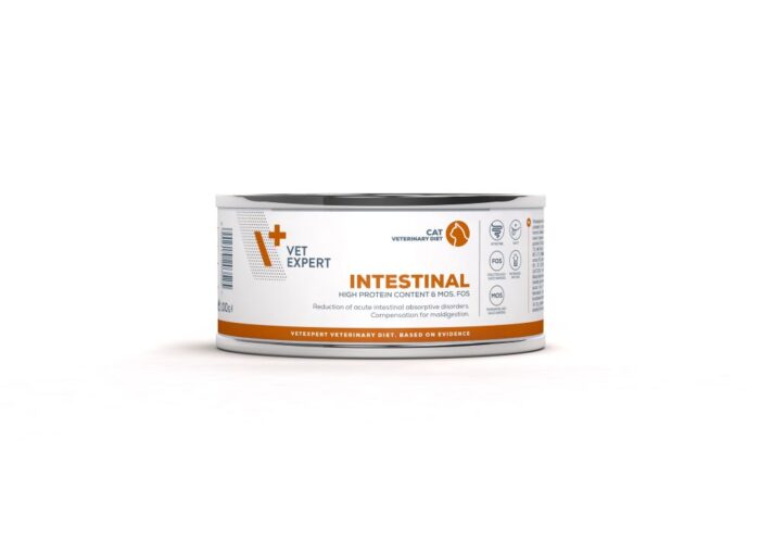 VetExpert 4T Vet. Diet Intestinal konservai su vištiena turinčioms jautrų virškinimą katėms 3x100g