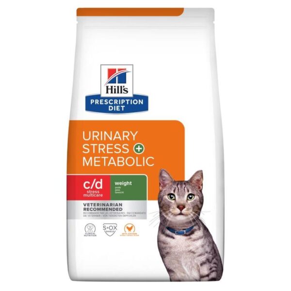 Hill’s Prescription Diet® c/d Multicare Stress + Metabolic šlapimo sistemai/svorio reguliavimui