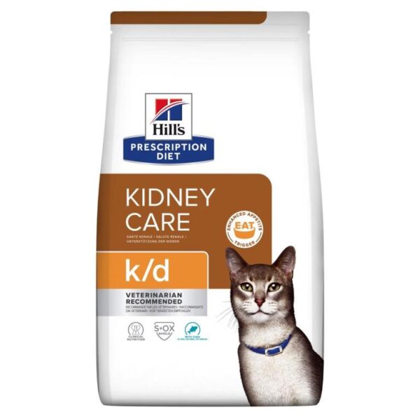 Hill’s Prescription Diet® k/d Tuna inkstų priežiūrai