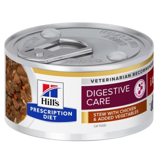 Hills Prescription Diet® i/d virškinimo sistemai (troškinys su vištiena ir daržovėmis) 82g.