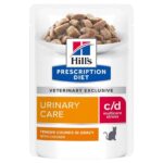 Hills Prescription Diet®  c/d Multicare stress (su vištiena) šlapimo sistemai 12x85g.