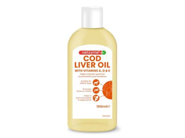 Vetzyme menkių kepenų aliejus 150ml