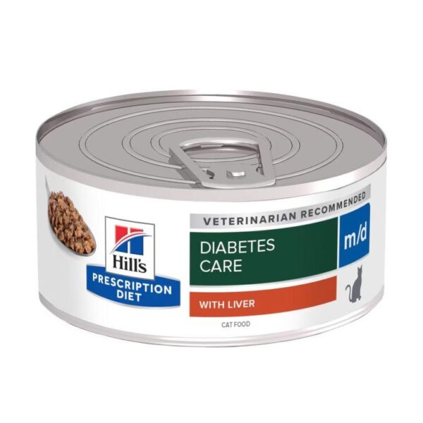 Hills Prescription Diet® m/d sergantiems diabetu 156g.