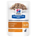 Hills Prescription Diet®  k/d inkstų priežiūrai (su vištiena)  12x85g.