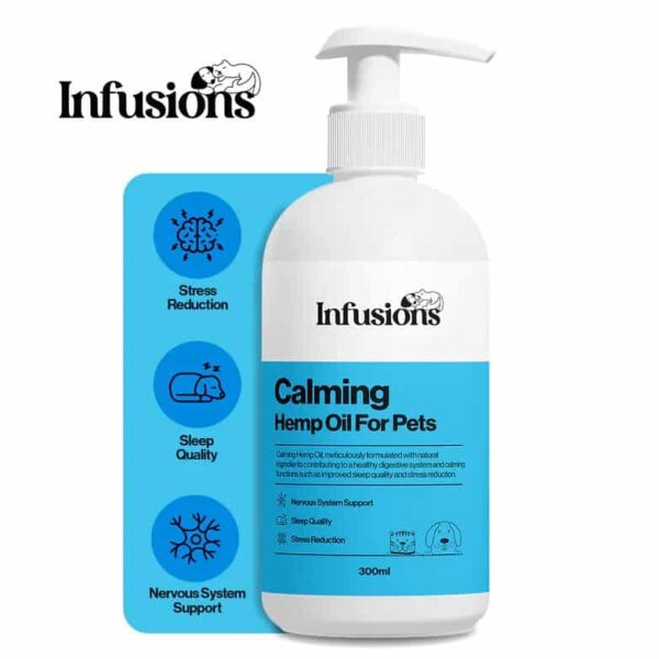 OURDOGSLIFE Calming Hemp Oil raminantis kanapių aliejus augintiniams 300ml
