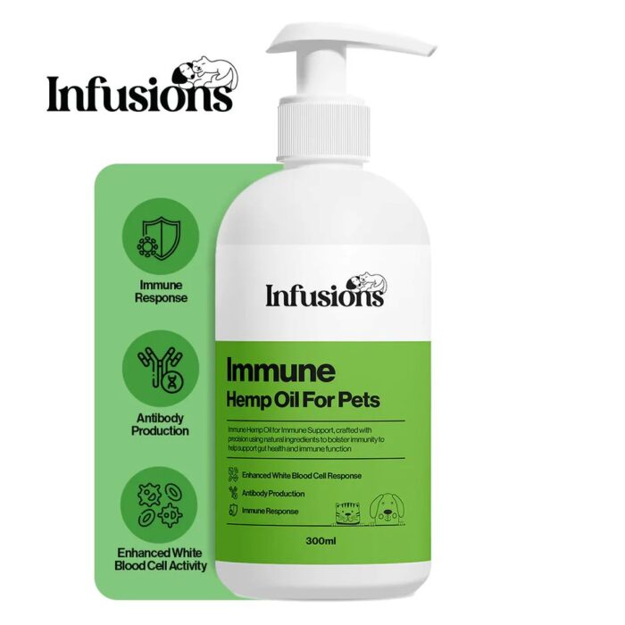 OURDOGSLIFE Immune Hemp Oil kanapių aliejus augintinių imunitetui 300ml