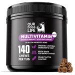 OURDOGSLIFE Multivitamin chews multivitaminų kramtukai šunims N140