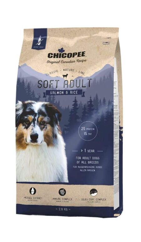 Chicopee CNL Soft Adult Salmon Rice su lašiša