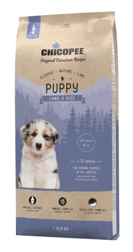 Chicopee CNL Puppy Lamb Rice jauniems šunims su ėriena