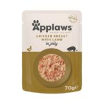 APPLAWS Cat Pouch Chicken & Lamb jelly konservai su vištiena ir aviena 70gx6