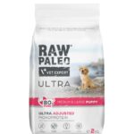 Raw Paleo Ultra Puppy Medium & Large Pork sausas maistas augantiems šunims su kiauliena