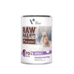 Raw Paleo Adult Duck konservai šunims su antiena 400g