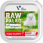 Raw Paleo Mini Puppy Beef paštetas šuniukams su jautiena 150g