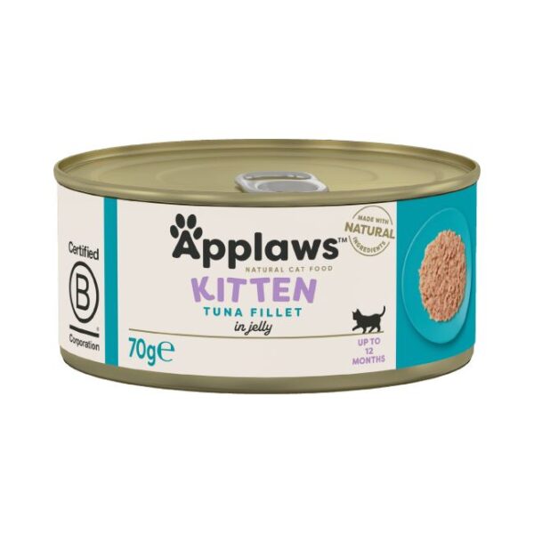 APPLAWS Cat Kitten Tuna konservai Su tunu 70gx6