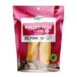 Petmex džiovinti kiaulių odos gabalėliai 12cm 300g