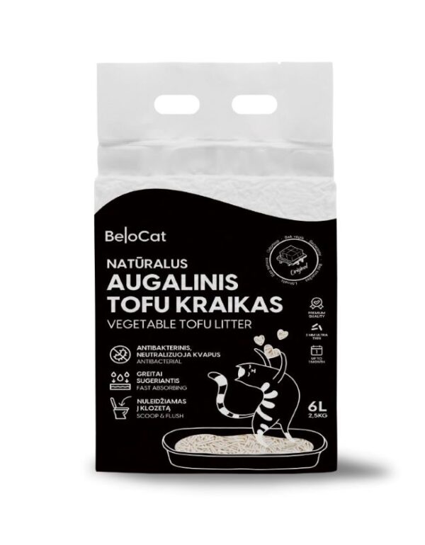 Belocat TOFU (Original) 100% NATŪRALUS KRAIKAS 6L/2,5Kg.
