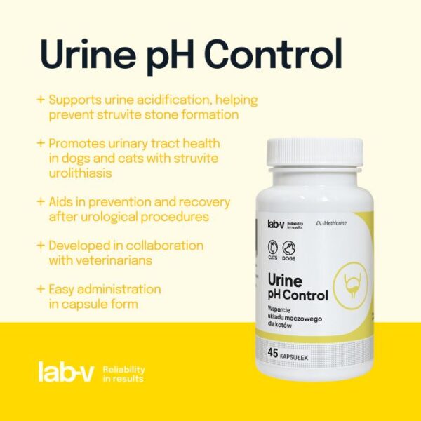 Lab-V Urine pH Control šlapimo sistemai 45kaps.