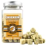 Kiwi Walker liofilizuoti skanėstai su vištiena, špinatais ir morkomis 65g