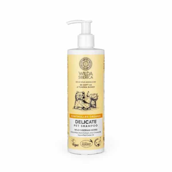Wilda Siberica Delicate šampūnas jauniems gyvūnams ir jautriai odai 400 ml