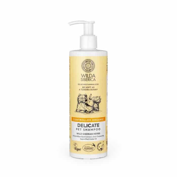 Wilda Siberica Delicate šampūnas jauniems gyvūnams ir jautriai odai 400 ml